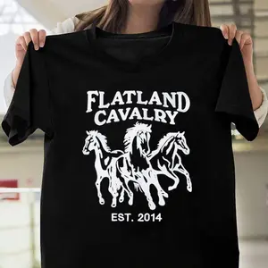 Flatland Cavalry Est 2014 Horse T-shirts