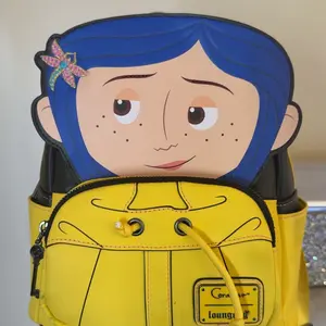 Loungefly Laika Coraline Raincoat Cosplay Mini Backpack  display picture 2