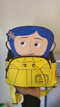 Loungefly Laika Coraline Raincoat Cosplay Mini Backpack  display picture 2
