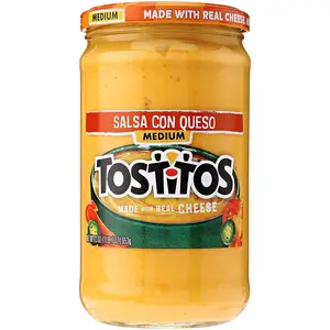 Tostitos Dip, Salsa Con Queso, Medium, 23oz
