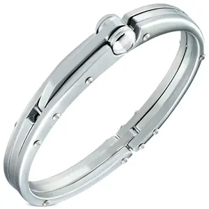 Polished Handcuff Bracelet