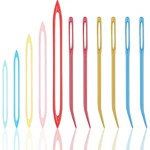 11-Piece Yarn Needle Set, Large Eye Blunt Tip Darning & Tapestry Needles for Weaving, Perfect for Finishing Knitting Crochet Projects, Sewing in Ends with Thick Bulky Yarn
