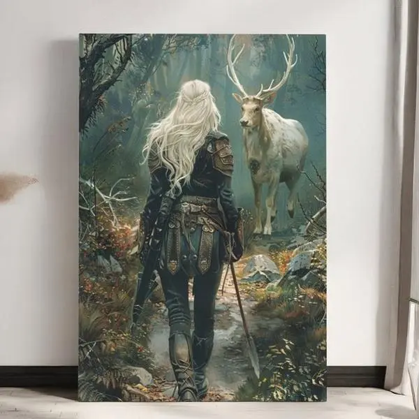 Aelin Galathynius Digital Wall Art Poster Decor, Throne Of Glass Book Series Poster, Sjmaas Poster Decor For Studio, Home, Room, Office