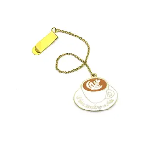 Latte Bookmark Charm