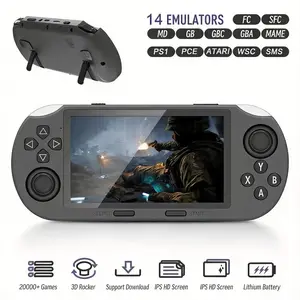 Handheld Game Console with 20000+ Games, 4.5" IPS Screen, 14+ Emulators, HDMI Output, Power Bank, 3D Joystick, Portable Retro Video Game Player for Kids Adults