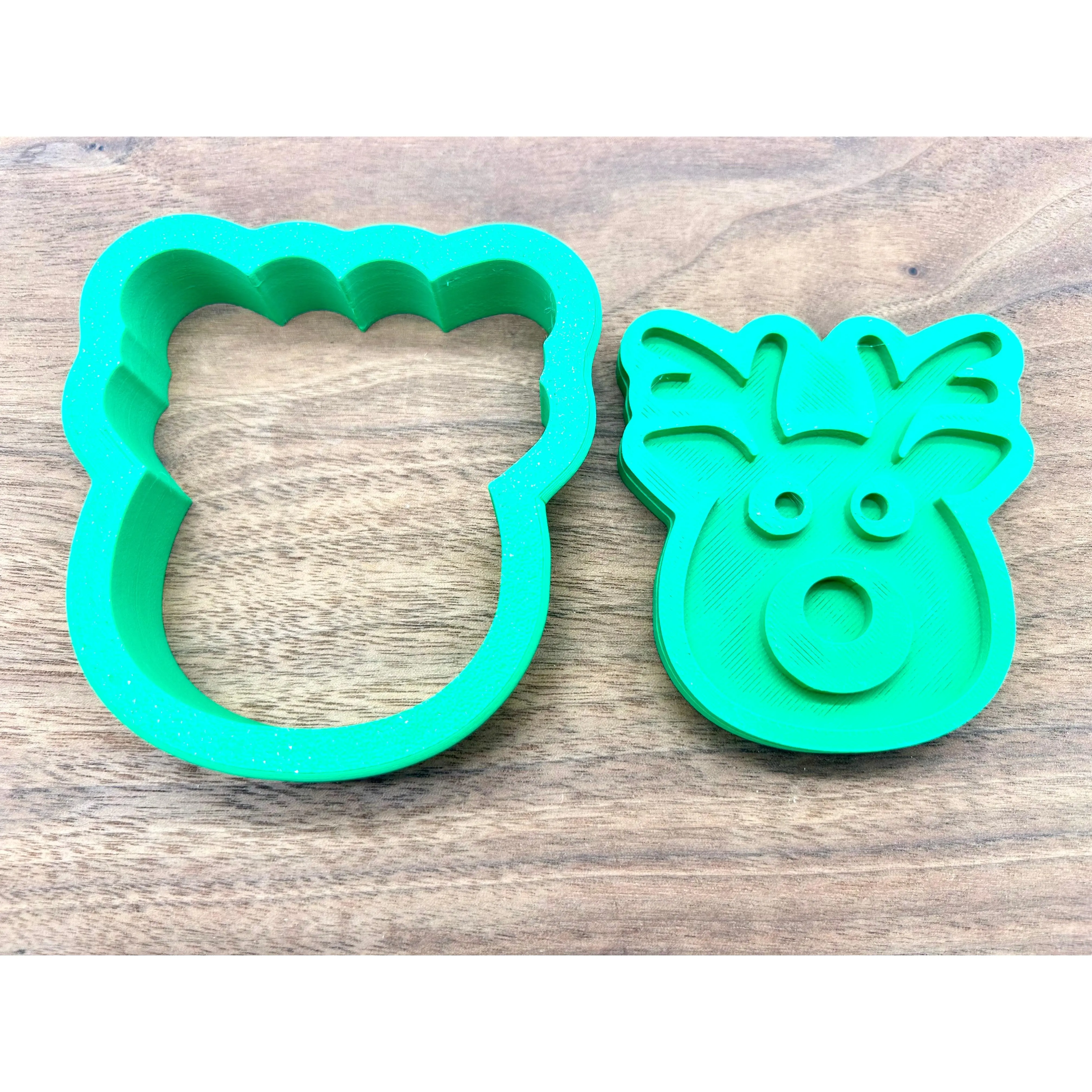 Goofy Reindeer Cookie Cutter and Stamp