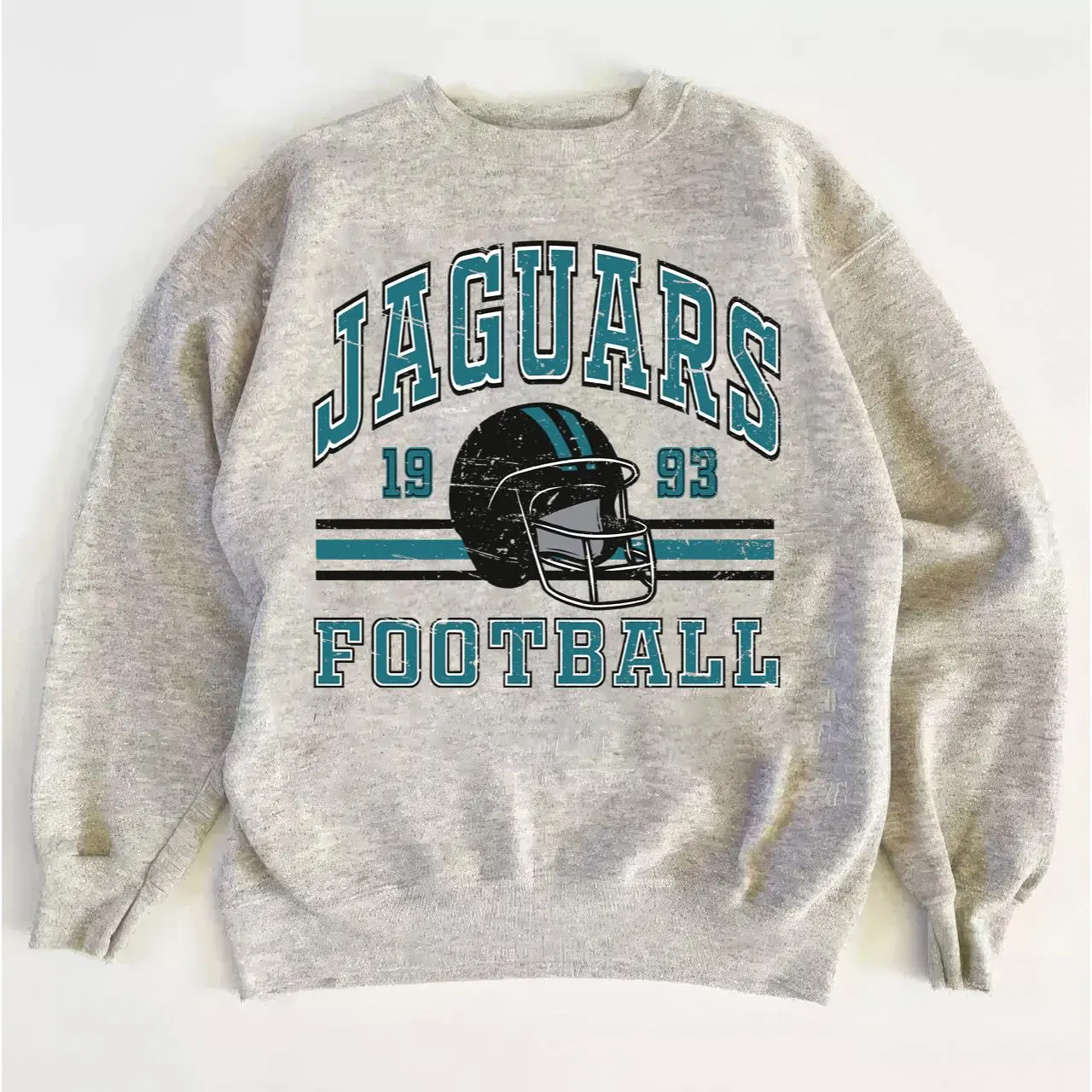 Jaguars Retro Football Sweatshirt, Vintage 80s Crewneck for Fans