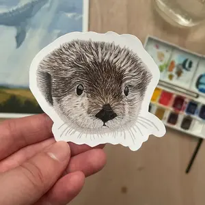 Sea Otter Sticker