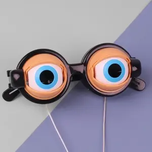 Funny Crazy Eyes Glasses Toy, Adult Party Supplies, Prank Birthday Gift, Plastic Novelty Toy, Easter Present, Unique Gag Gift, Entertainment, Humorous