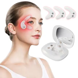 Eye Beauty Device,Beauty Device with Eye Massage for Relieve Eye Fatigue,Electric Eye Massager & Beauty Tool,red Light Therapy Under-Eye Patches, Portable under-eye massager patches used for eye reducing eye bags and dark circles
