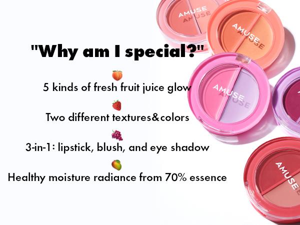[AMUSE Seoul Official] LIP & CHEEK HEALTHY BALM blush