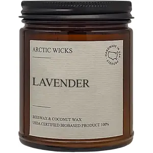 Lavender - 9oz Coconut & Beeswax Non-Toxic Candles