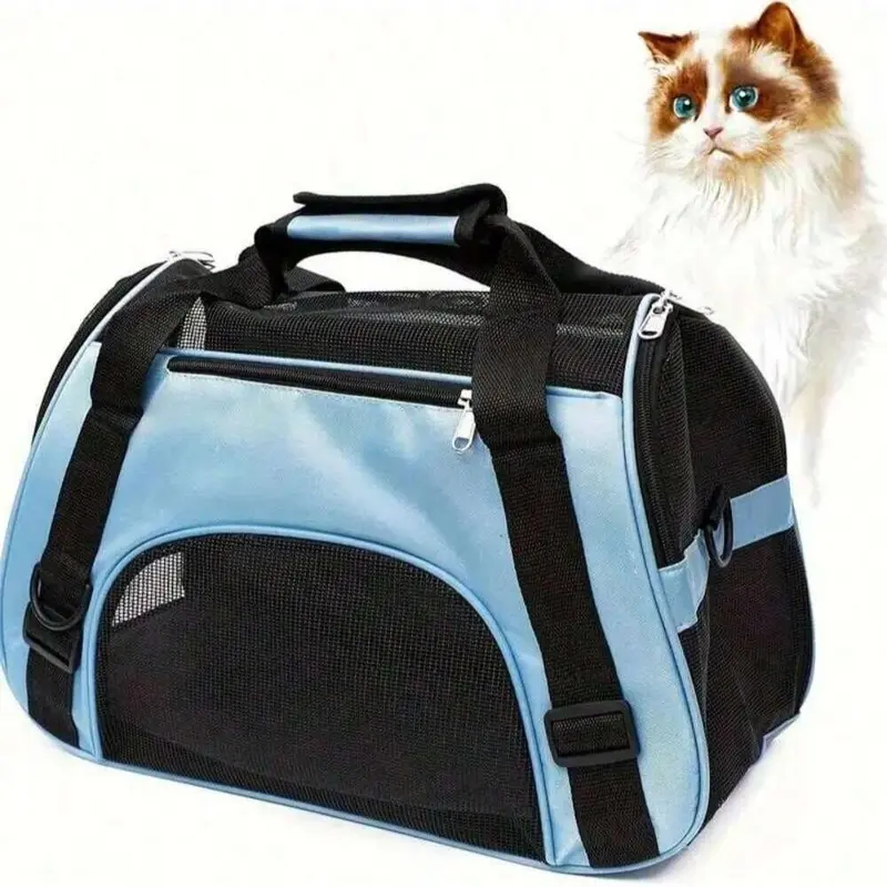 Pet Transport Bag for Dogs & Cats, Puppy Carrier, Soft Breathable Travel Carrier, Comfortable Pet Shipping Solution, Ideal for Safe Animal Transportation
