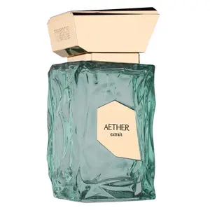 Fragrance World Aether Extrait de Parfum Unisex 3.4 Fl Oz - Aromatic Fruity Scent with Green Apple Bergamot & Mandarin Orange Notes