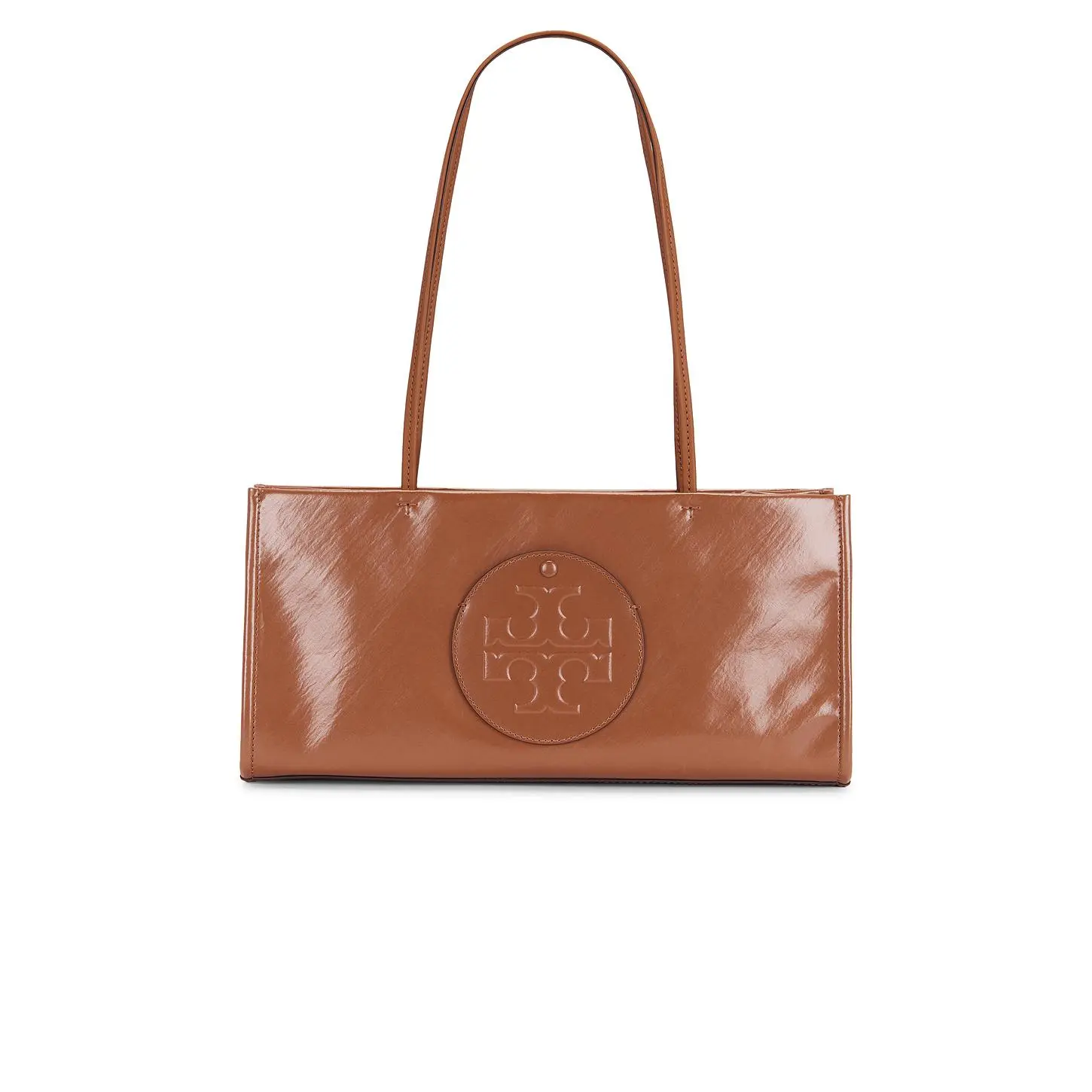 Tory Burch Ella East-West Tote Bag in Aged Tan