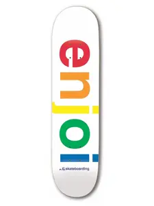 Enjoi Specturm R7 Deck White-9"