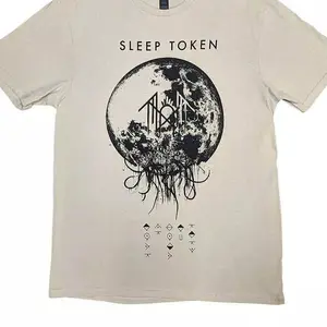 Sleep Token Take Me Back To Eden T-Shirt Neutral New Cotton Fabric Menswear Top Knit