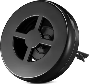 Car Fragrance Holder Compatible with  Refills (Not Included), Air Freshener Vent Clip or Visor Clip, Refillable Scent Holder, Easy to Open Car Diffuser Accessory