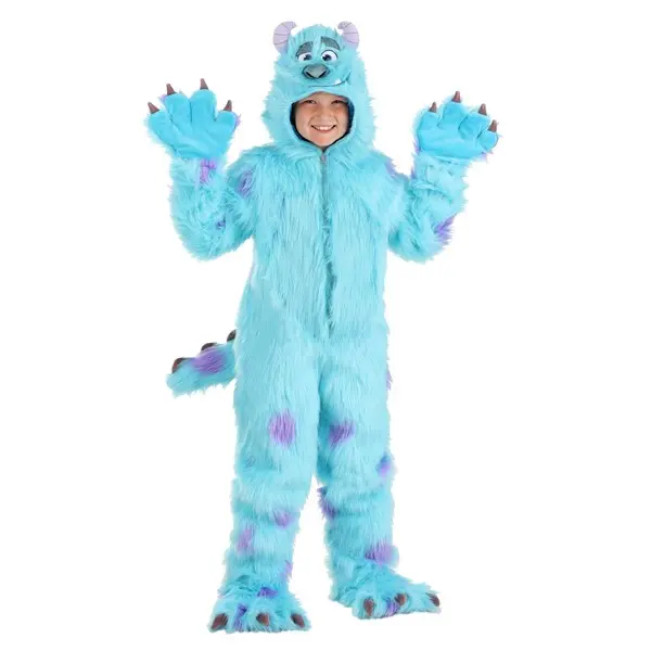 Kid's Hooded Monsters Inc Sulley Costume (© Disney) (© Disney/Pixar)