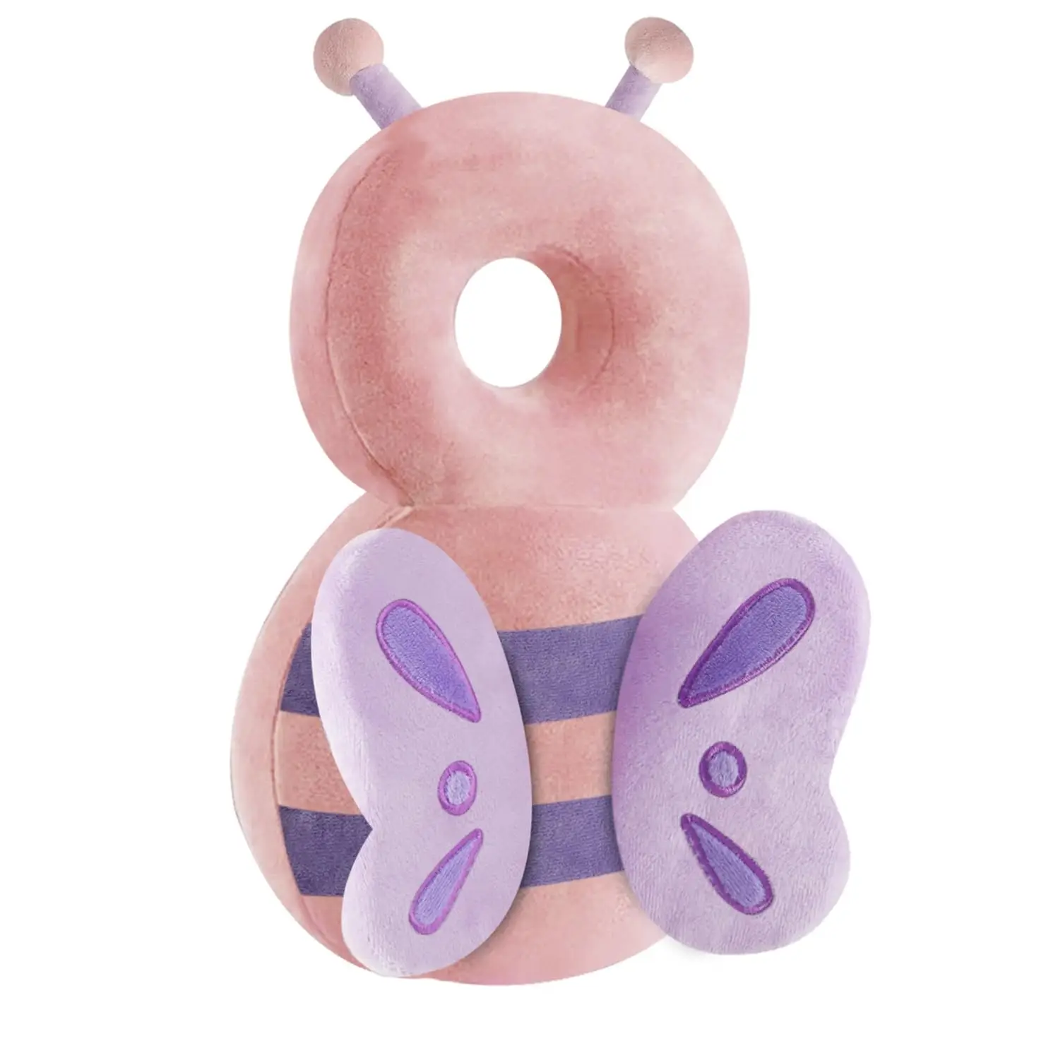 Baby Head Protection Pillow – Adjustable Toddler Safety Cushion Backpack for Crawling & Walking, Soft Head & Back Support for 4–24 Months (Pink)