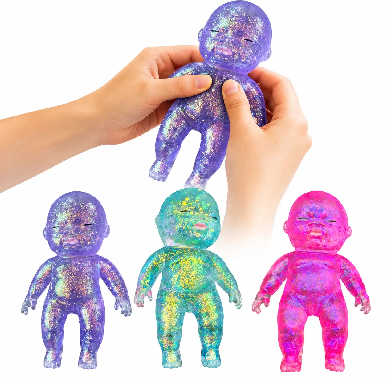 Fun Sugar Swap Giant Baby Squishy Toy, Stress Relief Grip Toy, Soft Sensory Toy, Suitable for Kids and Adults, TPR Material, Non-toxic