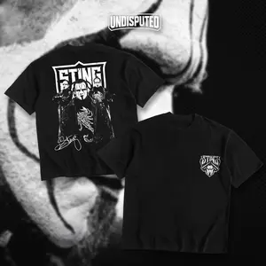 UNDISPUTED Sting The Icon Signature Heavy Cotton Shirt WWE AEW WCW TNA Tshirt Hoodie Fan Apparel Menswear Direct-to-garment Breathable Printing