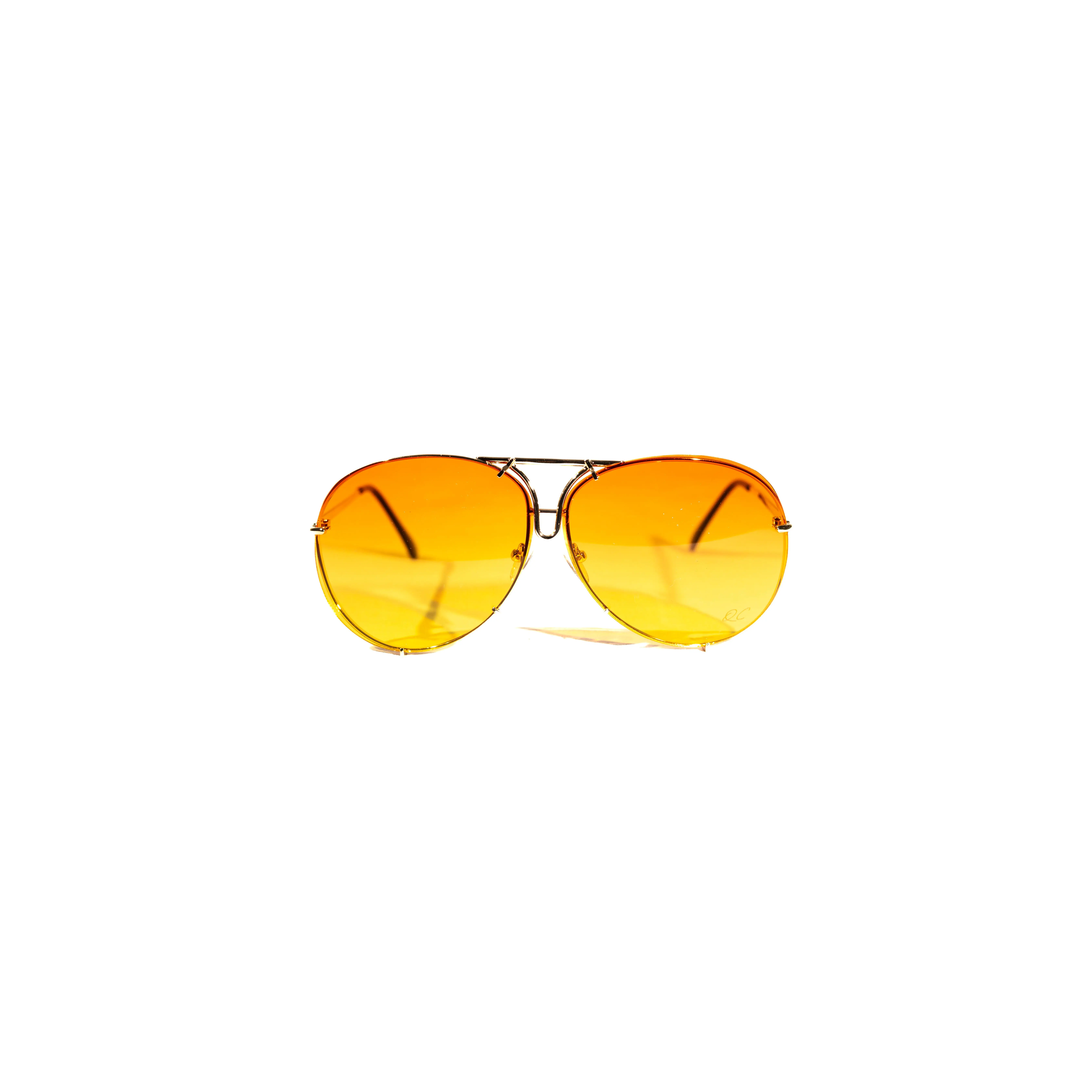 QC Shades Attraction Aviator Sunglasses in Yellow, Pink, Gold, Purple, and Gray with Flexible Frames and UV Protection