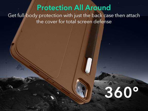 ESR for iPad A16/10th Gen Case, iPad Air 11/13 inch Case, Pro 11/13 inch case, Air 5th/4th Case, Removable Magnetic Cover, Ultra-Stable Case with Pencil Holder, 9 Standing Angles, Shift Series