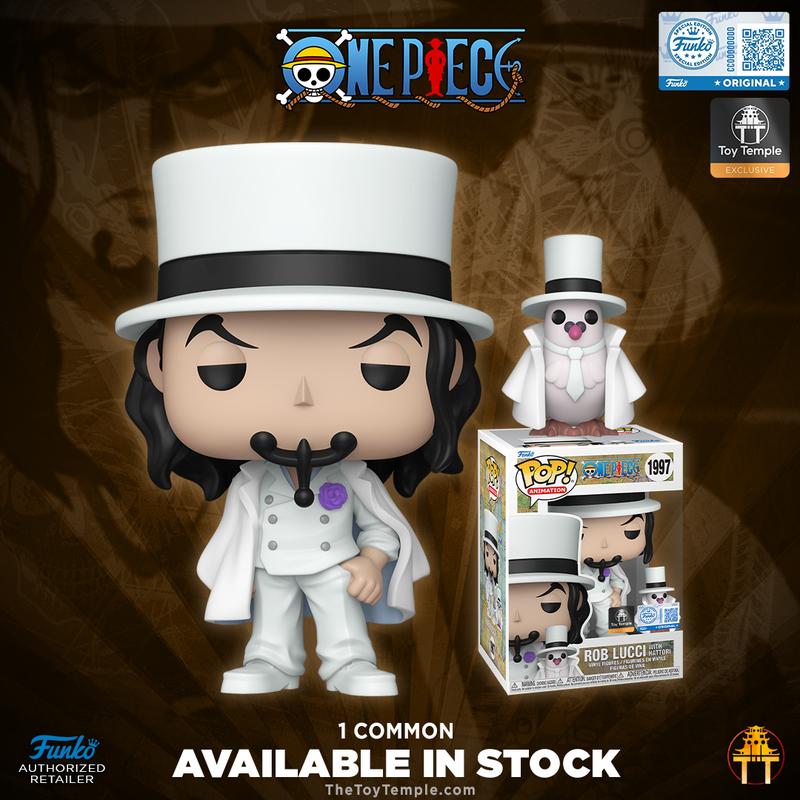Funko POP! Rob Lucci with Hattori One Piece #1997 [Common] [SE & Toy Temple stickers]