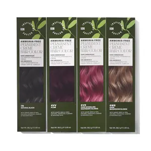 ion Inspired By Nature Permanent Hair Color, made from 100% naturallyderived polymers, cruelty free, vegan, PPD free, recyclable packaging, 2.05 oz