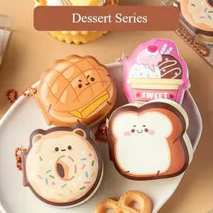 4-Pack Mini Notebooks with Cute Charms, Portable Fun Creative Journals, Multiple Styles, Stationery Supplies, Ideal for Daily Use, Remember Your Plans Anytime