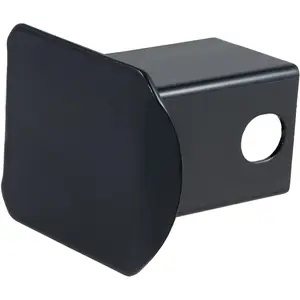 22750 Black Steel Trailer Hitch Cover, Fits 2-Inch Receiver