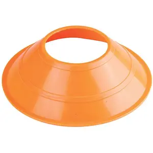 212 MAIN Neon Bright 5 in. Flexible Mini Field Cones, Neon Orange Field Markers, for Agility Drill