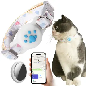 Cat Tracking Collar, compatible with Apple devices. Connects to the [Find My] app for real-time tracking. Ideal for all pets. Perfect as a holiday gift or birthday present for your furry friend.