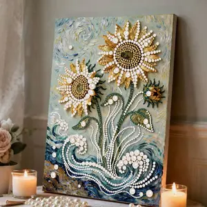 Bestselling DIY Pearl Painting Kit - No Painting Required, Zero Threshold, Stress-Relief Handcraft for Parent-Child Activities, Ideal as Home Decor or Gift