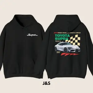 Toyota Supra Hoodie | 6 Colors Available | Unisex Men's Women's Hoodie | Size S - 5XL
