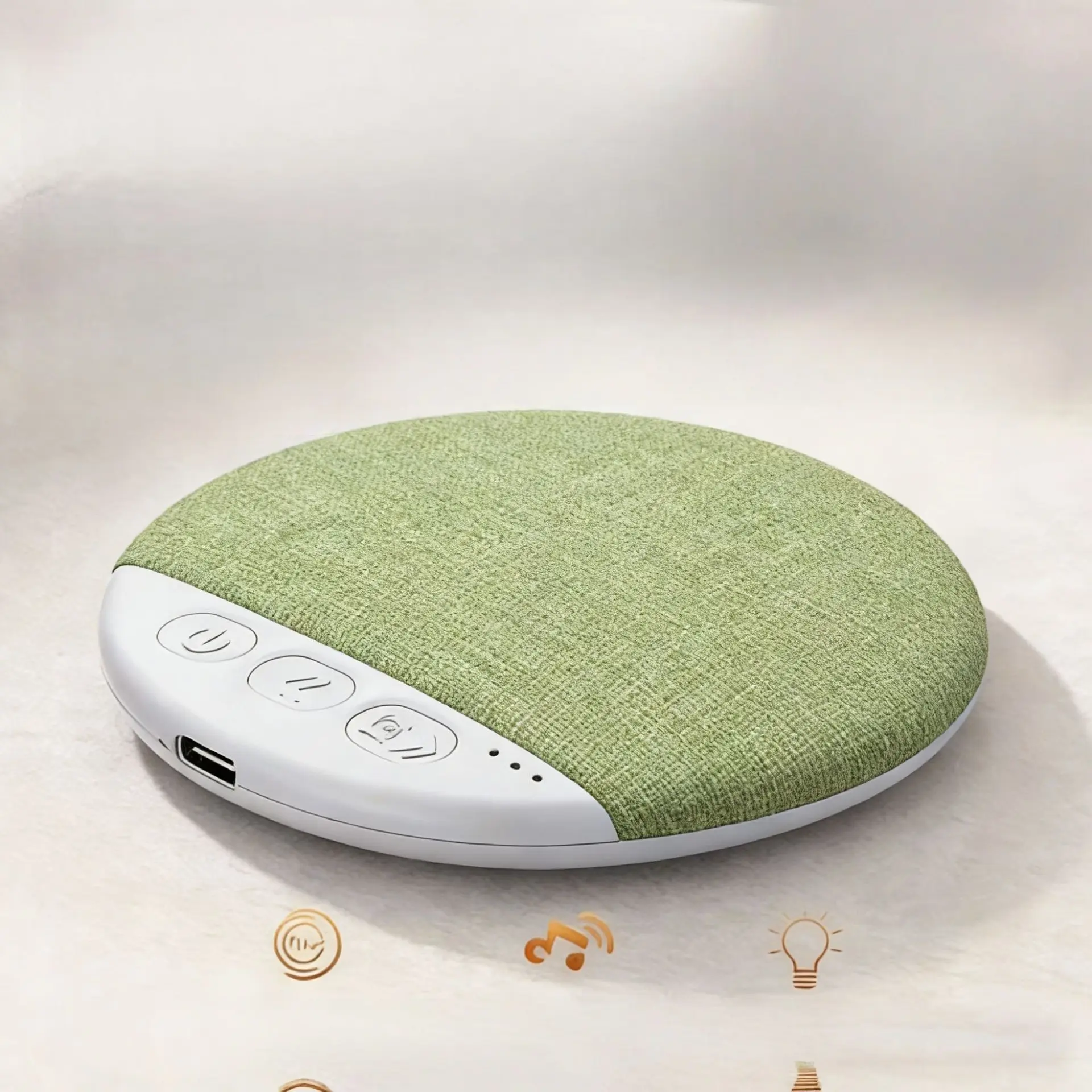 2026 New Sleep Pillow Speaker, Noise Timer Function, Stereo Bass Sleeping Earphones, Built In Speaker, Suitable for Adults, Multifunctional Speaker