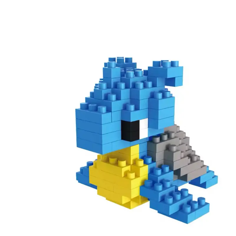 3 inch Lapras Nano Building Blocks Toy With Building Instructions