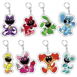 Poppyplaytime game smiling animal poppy playtime periphery doll pendant acrylic keychain