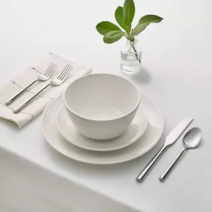 Thyme & Table Dinnerware Ava Stoneware, 12 Piece Set