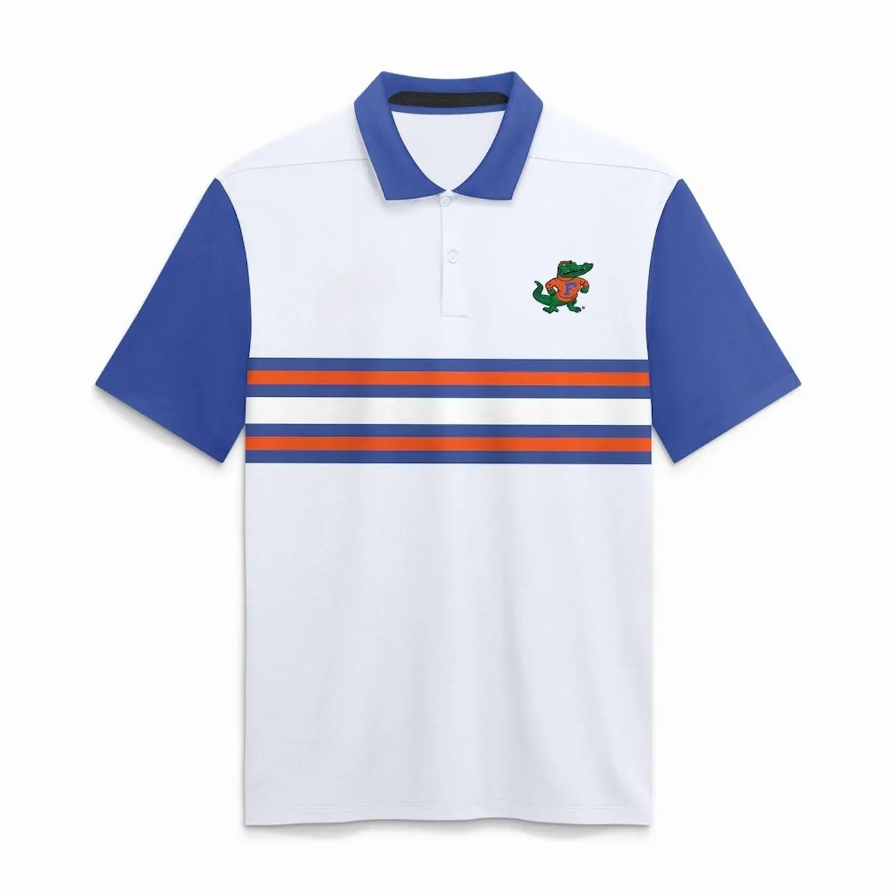 Florida Gators Men's Legacy Vapor Logo Dri-FIT Polo Shirt - White (Sports Collectible)