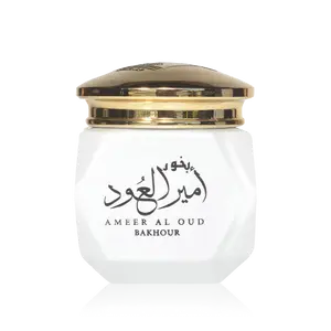 Almas Perfumes Bakhoor Ameer Al-Oud Gold Oriental Incense 40g Premium Oud Blend with Patchouli Musk Rose Scented Oil Aroma Perfume Scent Booster