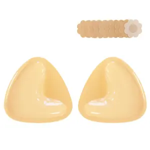 Double Sided Sticky Bra pad Insert Ultra Instant Lift Bra Insert Push into Bikini pad Swimsuit Sports Bra