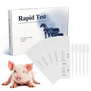 Pig Pregnancy Test Strips for Early Detection in Sows, 5-Pack Accurate & Easy-to-Use Urine Test Kit, Farm Veterinary Supplies with Fast 10 Min Results