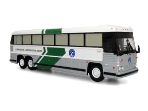 MCI MC-12 Coach: U.S. Immigration & Naturalization Service Diecast 1:87 Scale Model - Iconic Replicas 87-0343