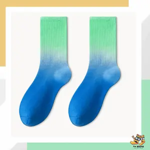 TikSocks|Fun Socks-Ombre Socks blue green