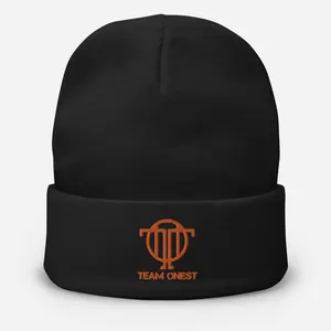 Team Onest Embroidered Beanie (Orange Logo)