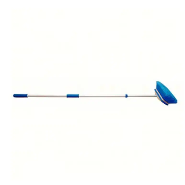 STAR BRITE Deluxe Telescoping Deck Brush Kit 3-6 Ft Extendable Boat Brush Aircraft Grade Aluminum Handle Soft Medium Bristles Floating Multi Surface Cleaning Brush for Boat RV Car Truck Deck Patio