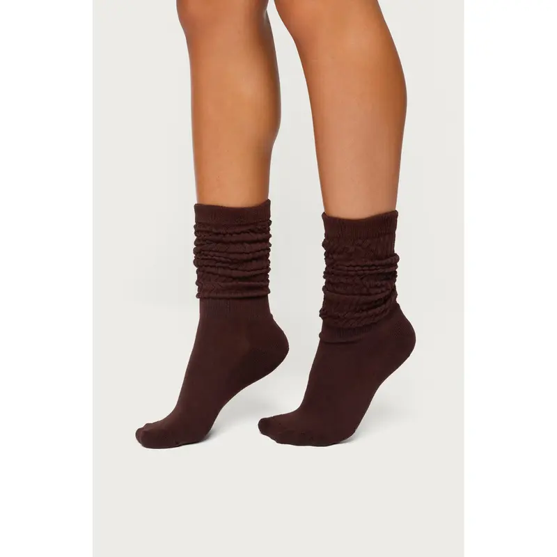 Slouchy Scrunch Socks