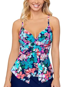 Island Escape Sail Away Gemini Underwire Tankini Top